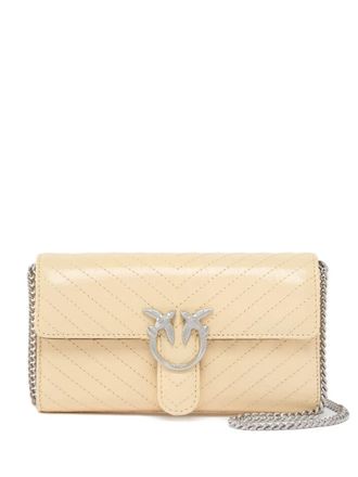 Pinko Love-Birds buckle cross body bag - Neutrals