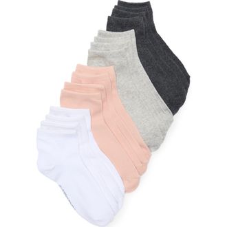 Vince Camuto 8-Pack Quarter Length Socks in Multi at Nordstrom Rack, Size 9/11