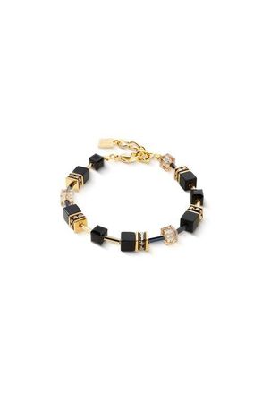 Coeur de Lion Geocube Onyx Bracelet in Black - Gold at Nordstrom, Size 8.75