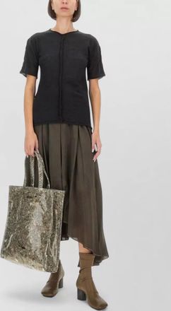 Uma Wang cashmere knit t-shirt short sleeves seams