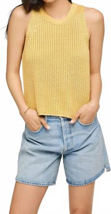 Gentle Fawn Andrea Sweater Tank Top In Sunshine