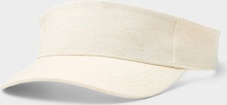 Simons Womens Pure linen visor