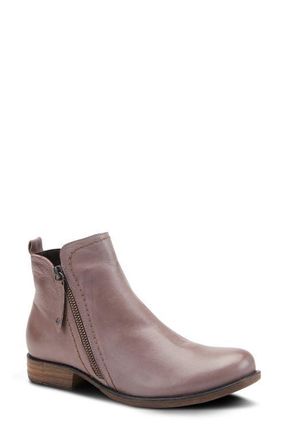 Spring Step Oziel Bootie in Taupe Leather at Nordstrom, Size 10.5-11Us