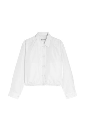 Jil Sander White Cropped Jacket
