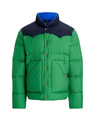 Ralph Lauren Color-Blocked Down Western Jacket