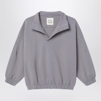 Douuod Grey V-neck sweatshirt