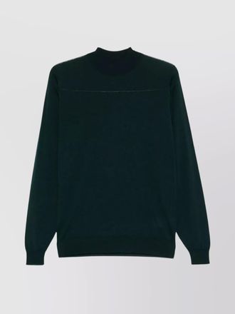 John Smedley fine merino wool turtle neck knit sweater