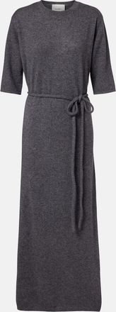 Lisa Yang Tilde belted cashmere maxi dress