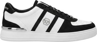 Philipp Plein Lo-Top Sneakers - unisex - Sneakers - Wit - 42 EU - Leer - Schoenen