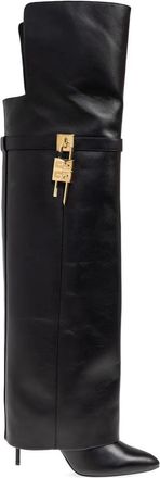 Givenchy 93mm Shark boots - women - Calf Leather/Calf Leather/Calf Leather - 39 - Black