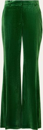 Akris Florine Corduroy Wide-Leg Trousers