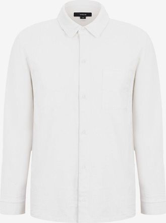 Vince Lang&auml;rmeliges Hemd aus samtigem Jersey