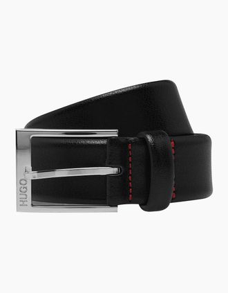 HUGO BOSS Mens Gellot Belt - Black - Size: 42R 110cm
