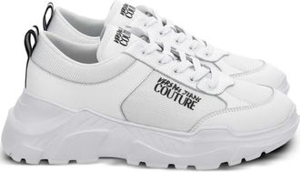 Versace Jeans Couture Sneakers con inserti a rete - Bianco