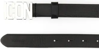 Dsquared2 Leather Belt - Black