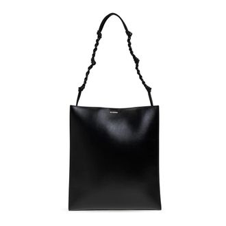 Jil Sander Tassen, Dames, Zwart, ONE Size, Leer, Tangle Shoulder