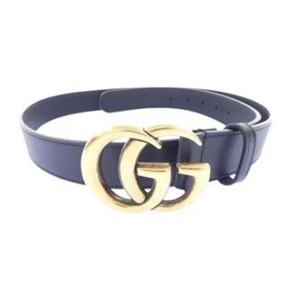 Gucci Cintura Vintage Pre-owned in Pelle - - Pre-owned - Donna - Nero - ONE SIZE
