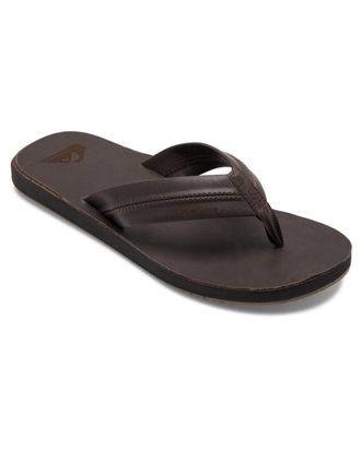 Quiksilver Sandale QUIKSILVER Carver Natural, Herren, Gr. 6(39), braun (braun, braun, braun), Obermaterial:Obermaterial: Leder / Aussensohle: Gummi;, Schuhe Sand