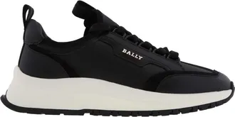 Bally Deven Leather Low-Top Sneakers, Brand Size 35 ( US Size 4.5 )