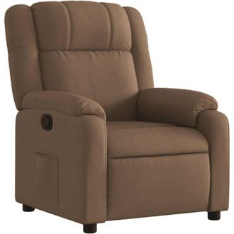 vidaXL Vidaxl - Sill&oacute;n Reclinable De Tela Marr&oacute;n