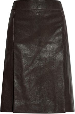 Ferragamo Leather Skirt