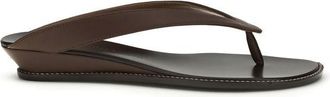 Giuseppe Zanotti Brown Calf Leather Bos Taurus Platform Womens Sandals
