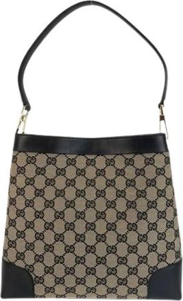 Gucci Borsa a spalla Pre-owned in tela GG e pelle - - Pre-owned - Donna - Beige - ONE SIZE
