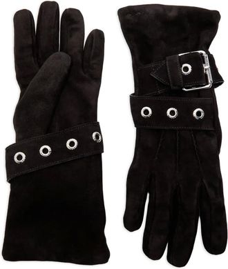 Vivienne Westwood belt buckle gloves - Black