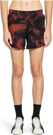 Yohji Yamamoto Fitness, Heren, Veelkleurig, S, Polyester, AOP Running Shorts