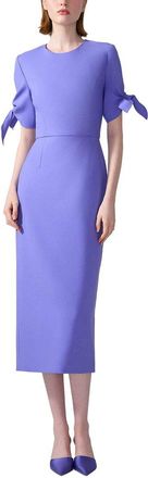 Carolina Herrera Wool-Blend Midi Dress