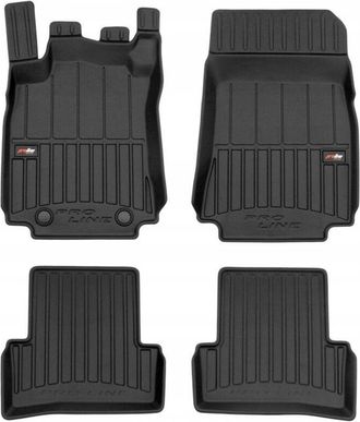 OEM Alfombras, Felpudos, Felpudos De Goma, Renault Modus 2004-2012, Canaleta 3d