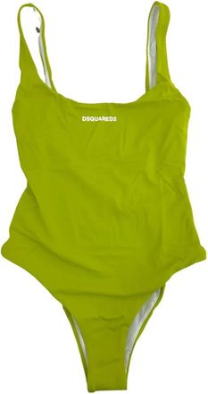 Dsquared2 Stijlvolle One Piece Badpak - Dames - Badpakken - Groen - L - Badmode