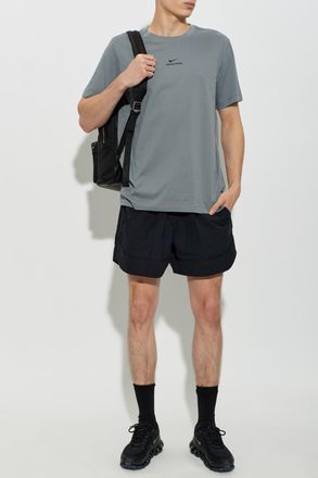 Nike Logo T-shirt, Mens, Grey