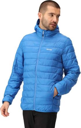 Regatta Mens Hillpack Hooded Lightweight Jacket (XL) (Strong Blue)