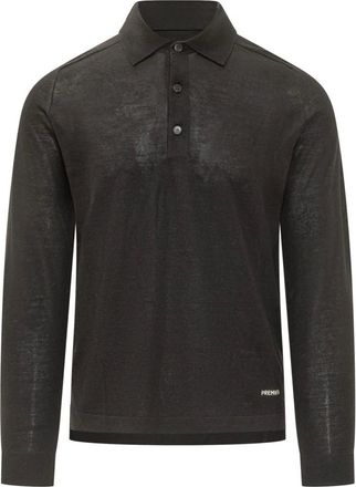Premiata Truien & Vesten, Heren, Zwart, S, Wol, Wool and Silk Crewneck