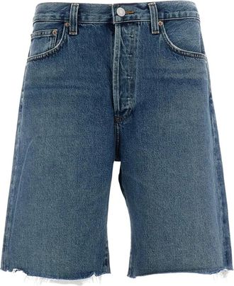 A Gold E Denim Shorts - Heren - Denim shorts - Blauw - W32 - Denim - Korte Broeken