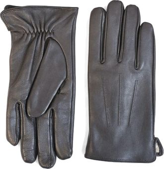 TruClothing Sheepskin Leather Gloves Wool Lined Elastic Wrist