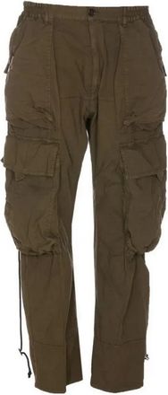 Dsquared2 Cotton Stretch Broeken - Heren - Straight fit broeken - Groen - M - Katoen - Broeken