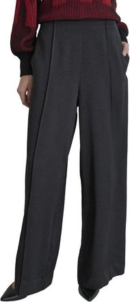 DKNY Dkny Wide Leg Pin Tuck Trouser
