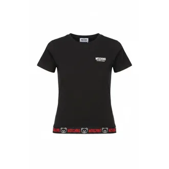 Moschino Dames, Tops, Zwart, Maat: M Katoen
