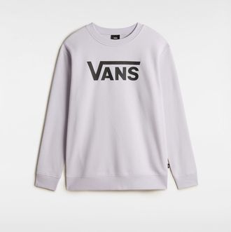 Vans Sweatshirt VANS CLASSICVBFFCREW, Damen, Gr. M, eveninghaze, Jersey, Obermaterial: 70% Baumwolle, 30% Polyester, Rundhals, Sweatshirts Sweatshirt, mit 