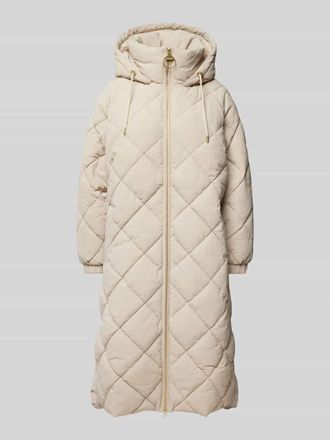 Barbour Steppmantel mit Stehkragen Modell KIRKTON in Offwhite, Gr&ouml;&szlig;e 46