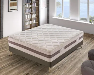 Materassi & Doghe Materassiedoghe - Materasso 80x190 In Waterfoam Ortopedico - Alta Densit&agrave; -13 Zone Di Comfort - Rigidit&agrave; H4