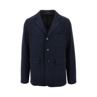 Gucci Cotton jersey single-breasted jacket Man 48