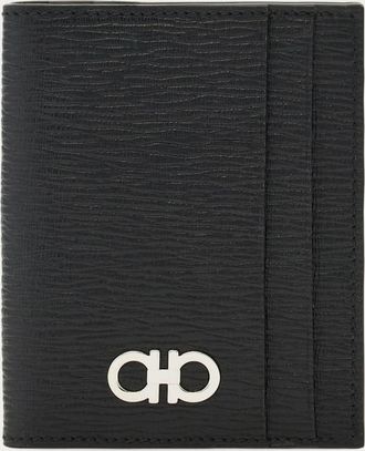 Ferragamo Men Gancini credit card holder Black