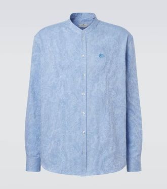 Etro Camicia Guru in cotone a righe