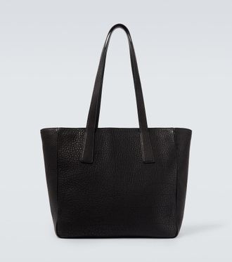 The Row Hector leather tote bag