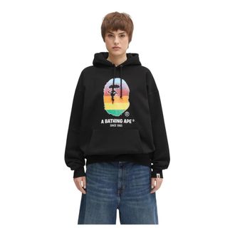 A Bathing Ape A Bathing Ape, Mujer, Sudaderas, Negro, Talla: M