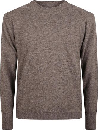 Maison Margiela Sweaters - Heren - Cashmere truien - Bruin - S - Truien & Vesten