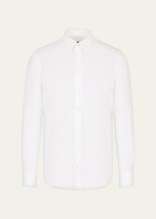 Giorgio Armani Mens Cotton Jersey Sport Shirt